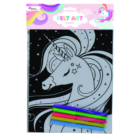 Artwrap Felt Art- Unicorn