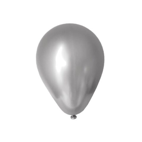 IG Design Group Chrome Latex Balloons - Silver