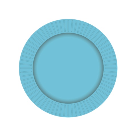 IG Design Group  Party Plates - Blue