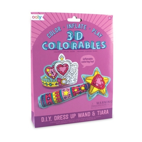 Ooly 3D Colorables - Dress Up Wand  Tiara