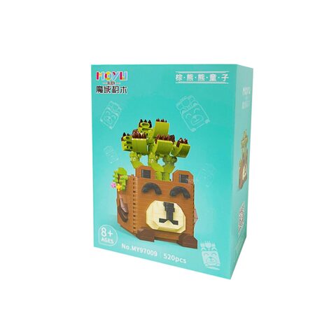 Moyu Building Blocks - Succulent Plants Animal Pot Bear