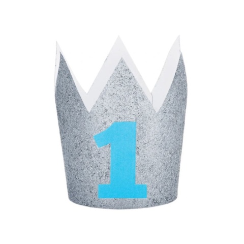 Creative Converting Dcor Hat -Silver Crown