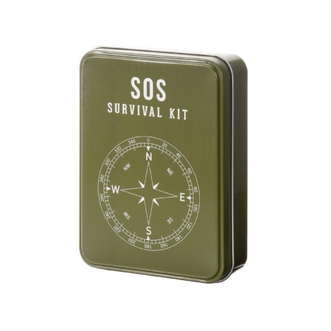 IS Gift SOS Survival Kit in a tin