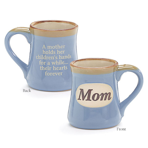 Burton  Burton Porcelain Mug - Light Blue Mom Message