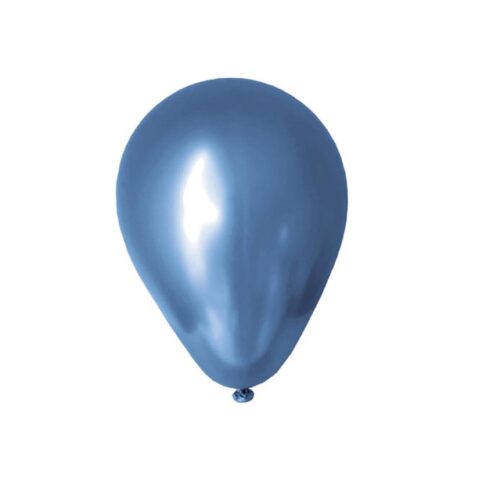 IG Design Group Chrome Latex Balloons - Blue