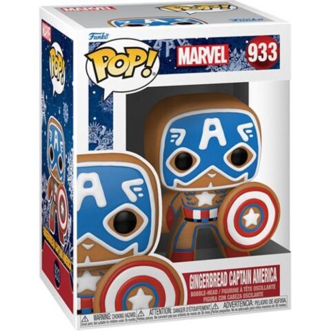 Funko POP Marvel Holiday 933 Gingerbread Captain America