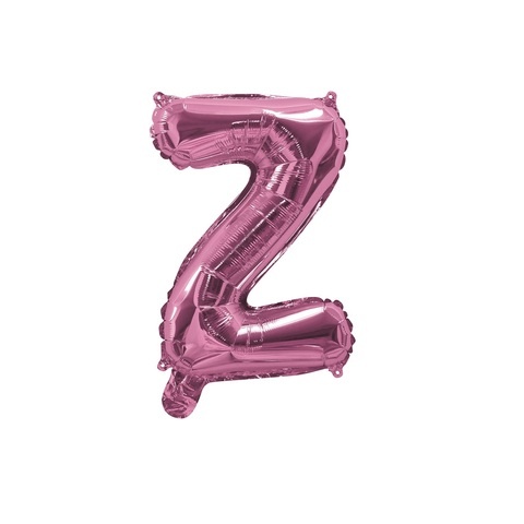 Artwrap 35 Cm Pink Party Foil Balloon - Letter Z