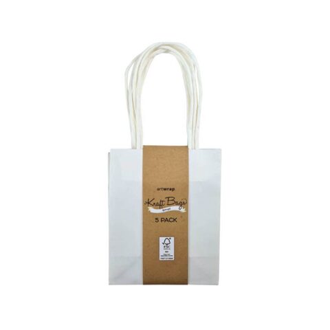 IG Design Small Kraft Bag - White
