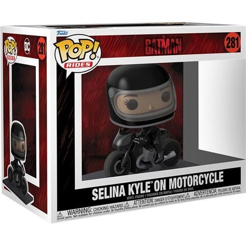 Funko POP DC The Batman 281 Selina Kyle on Motorcycle POP Rides