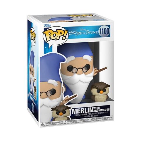 Funko POP The Sword in the Stone 1100 Merlin with Archimedes
