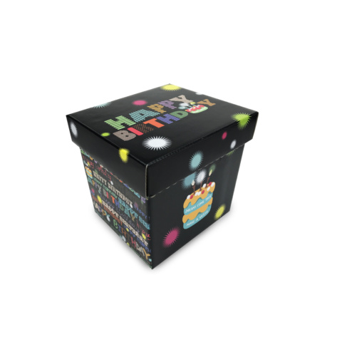 AEIOU Large Designed Storage Box-Colourful Happy Birthday Wishes