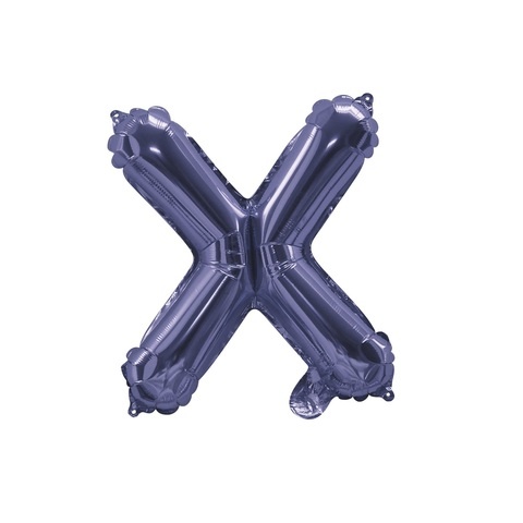 Artwrap 35 Cm Blue Party Foil Balloon - Letter X