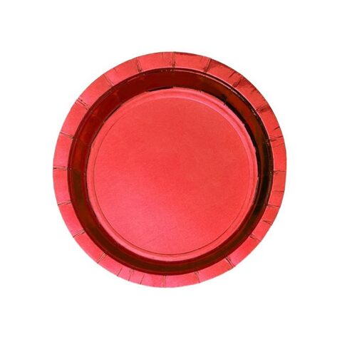 IG Design  Party Plates - Foil Red