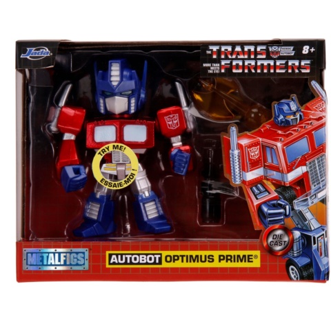 Jada Transformers G1 Optimus Prime Dlx 4-Inch Metalfigs  Light