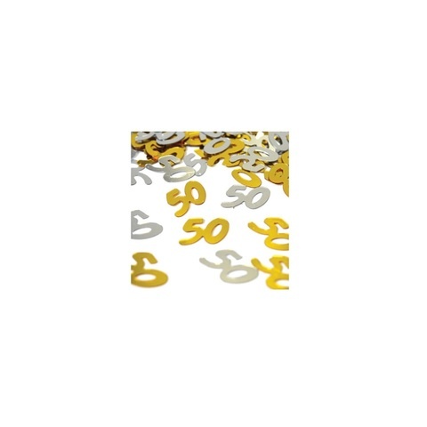 Artwrap Party Sprinkles Metallic Confetti - 50Th Birthday