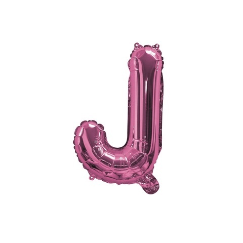 Artwrap 35 Cm Pink Party Foil Balloon - Letter J