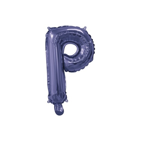 Artwrap 35 Cm Blue Party Foil Balloon - Letter P