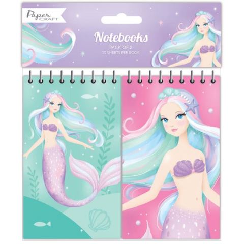 Artwrap  Notebook Twin Pack - Mermaid