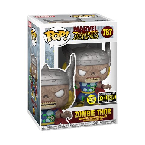 Funko POP Marvel Zombies 787 Zombie Thor GITD EE Exclusive