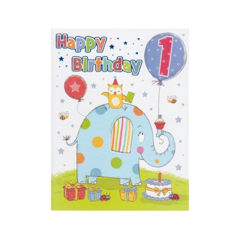 Regal Publishing Birthday Card - 1st Birthday Boy