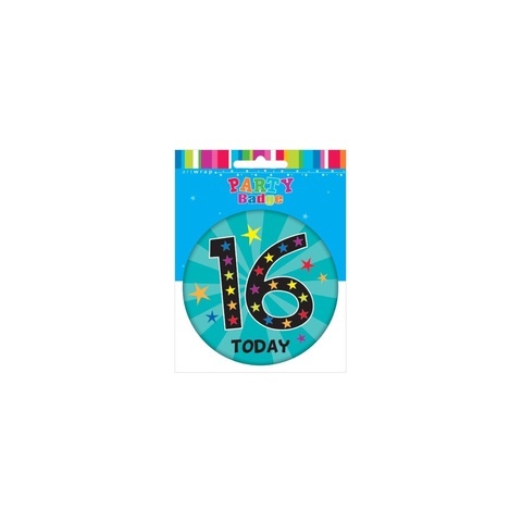 Artwrap Large Party Badges -16 Today