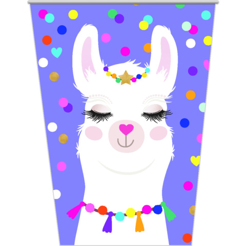 Artwrap Party Cup - Llama