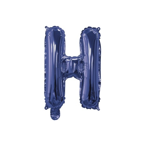 Artwrap 35 Cm Blue Party Foil Balloon - Letter H
