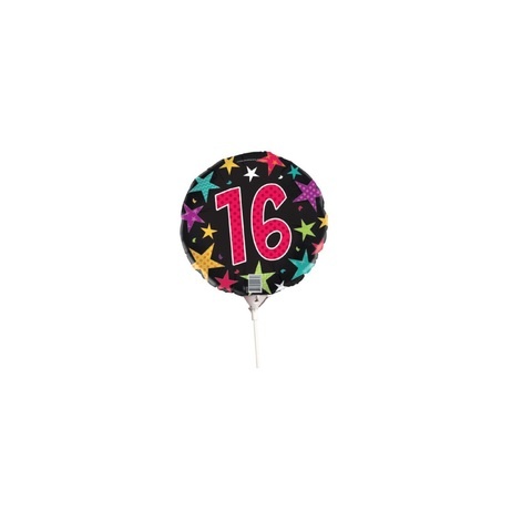 Artwrap 9 Party Foil Balloon - 16Th Birthday
