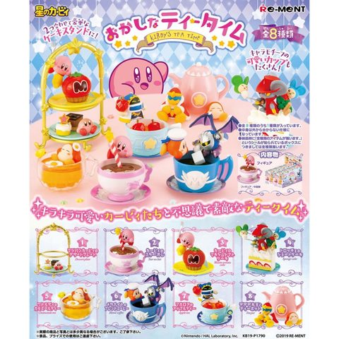Re-Ment Nintendo Kirby Tea Time Full Set Of 8