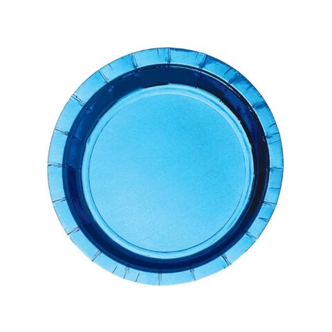 IG Design  Party Plates - Foil Blue