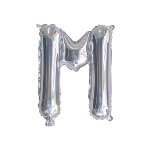 IG Design Group  35cm Iridescent Foil Balloon - Alphabet  M
