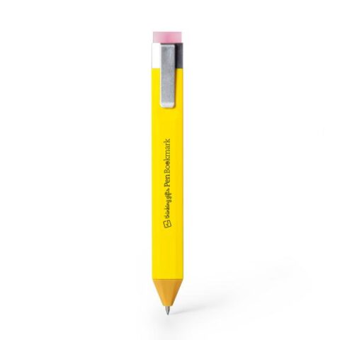 Thinking Gift Pen Bookmark Yellow
