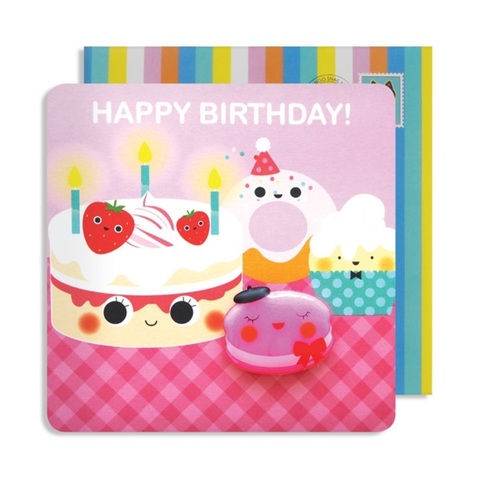 Pango Jelly Magnet Cake Birthday Card
