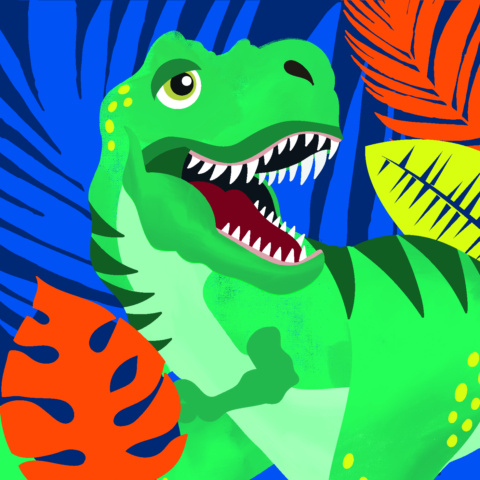 Artwrap Party Napkin - Dinosaur