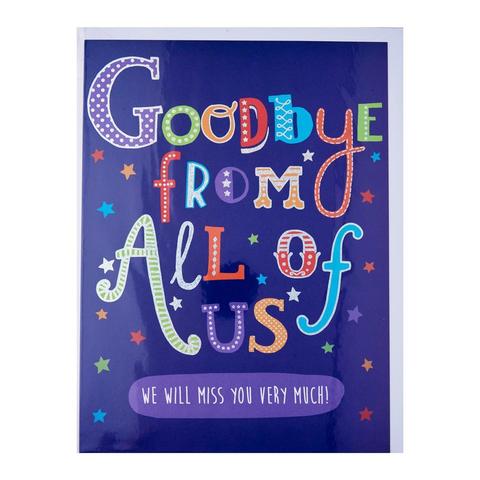 Piccadilly Farewell Card - Goodbye From All Of Us