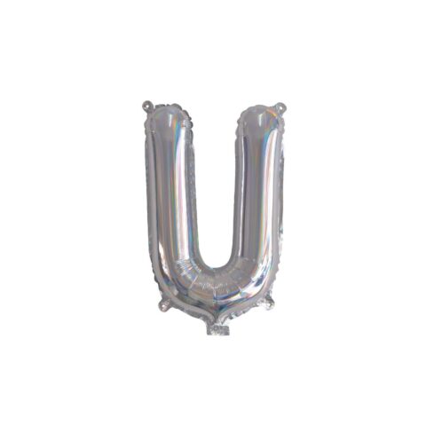 IG Design Group  35cm Iridescent Foil Balloon - Alphabet  U