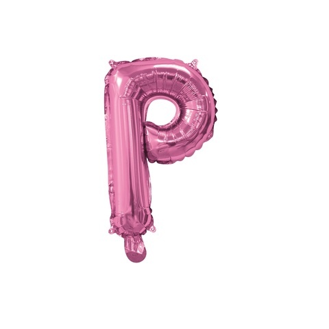 Artwrap 35 Cm Pink Party Foil Balloon - Letter P