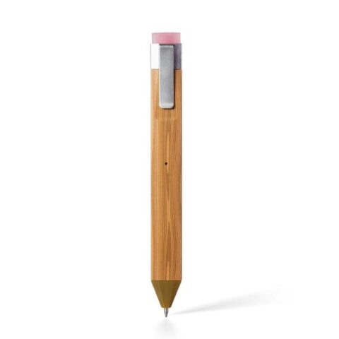 Thinking Gift Pen Bookmark Wood