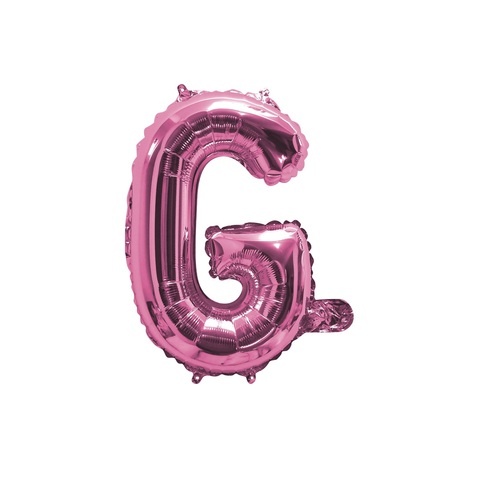 Artwrap 35 Cm Pink Party Foil Balloon - Letter G