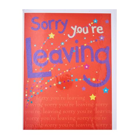 Piccadilly Farewell Card - Sorry youre Leaving
