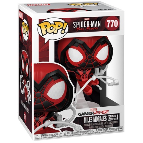 Funko Pop Spider-Man Miles Morales 770 Miles Morales Crimson Cowl Suit