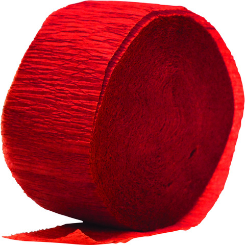 Artwrap  Party Crepe Streamer - Red