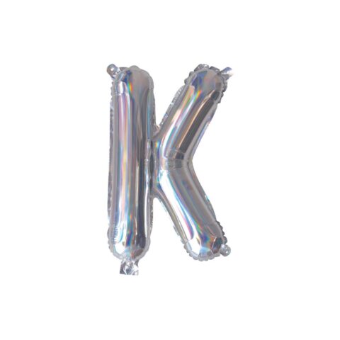IG Design Group  35cm Iridescent Foil Balloon - Alphabet  K