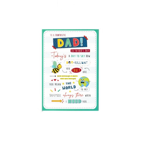 Piccadilly Fathers Day Card - Dad