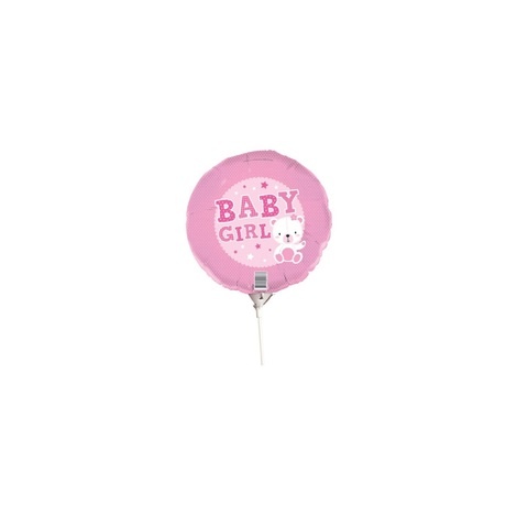Artwrap 9 Party Foil Balloon - Baby Girl