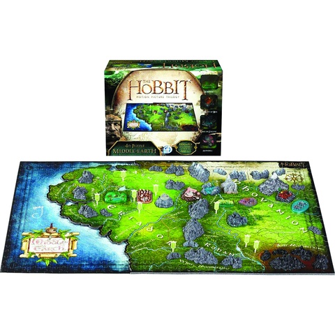 4D Puzzle - The Hobbit Motion Picture Triology Middle Earth