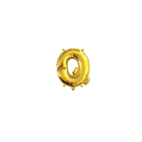 Artwrap 35 Cm Gold Party Foil Balloon - Letter Q