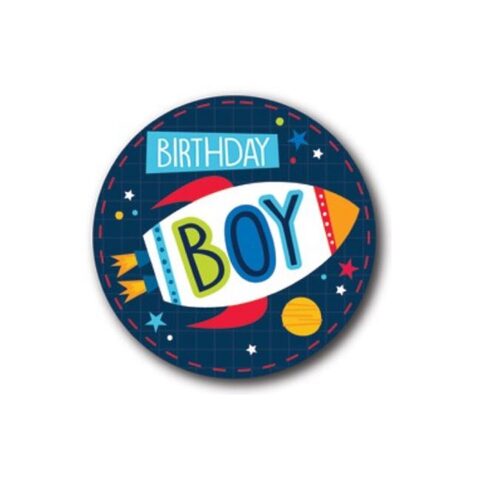 IG Design Medium Party Badges - Birthday Boy