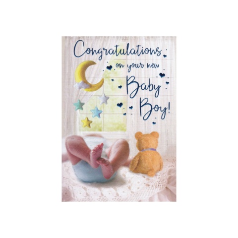Regal Publishing New Born Card - Baby Boy