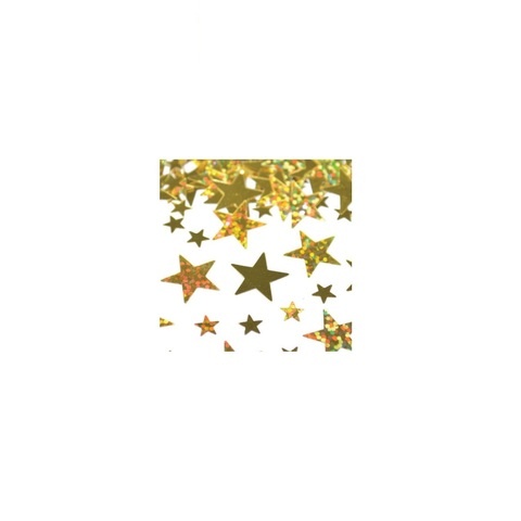 Artwrap Party Scatters Metallic Confetti - Gold Stars